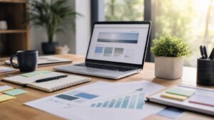 Professional WordPress publishing workspace representing How to Use WordPress content strategy to Grow Your WordPress Site