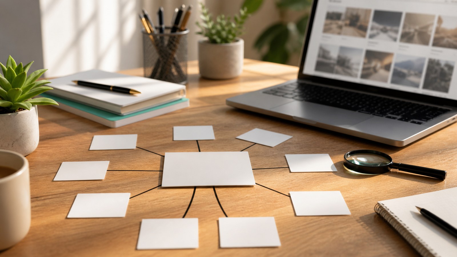 Professional WordPress publishing workspace representing Why topic clusters Matters for WordPress SEO and Engagement