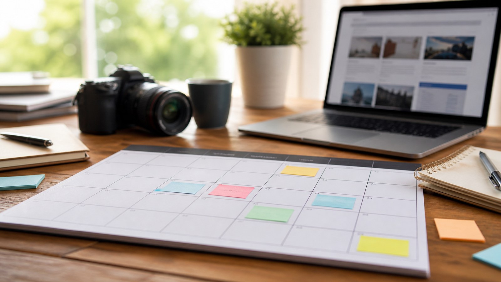 Professional WordPress publishing workspace representing Why content calendars Matters for WordPress SEO and Engagement