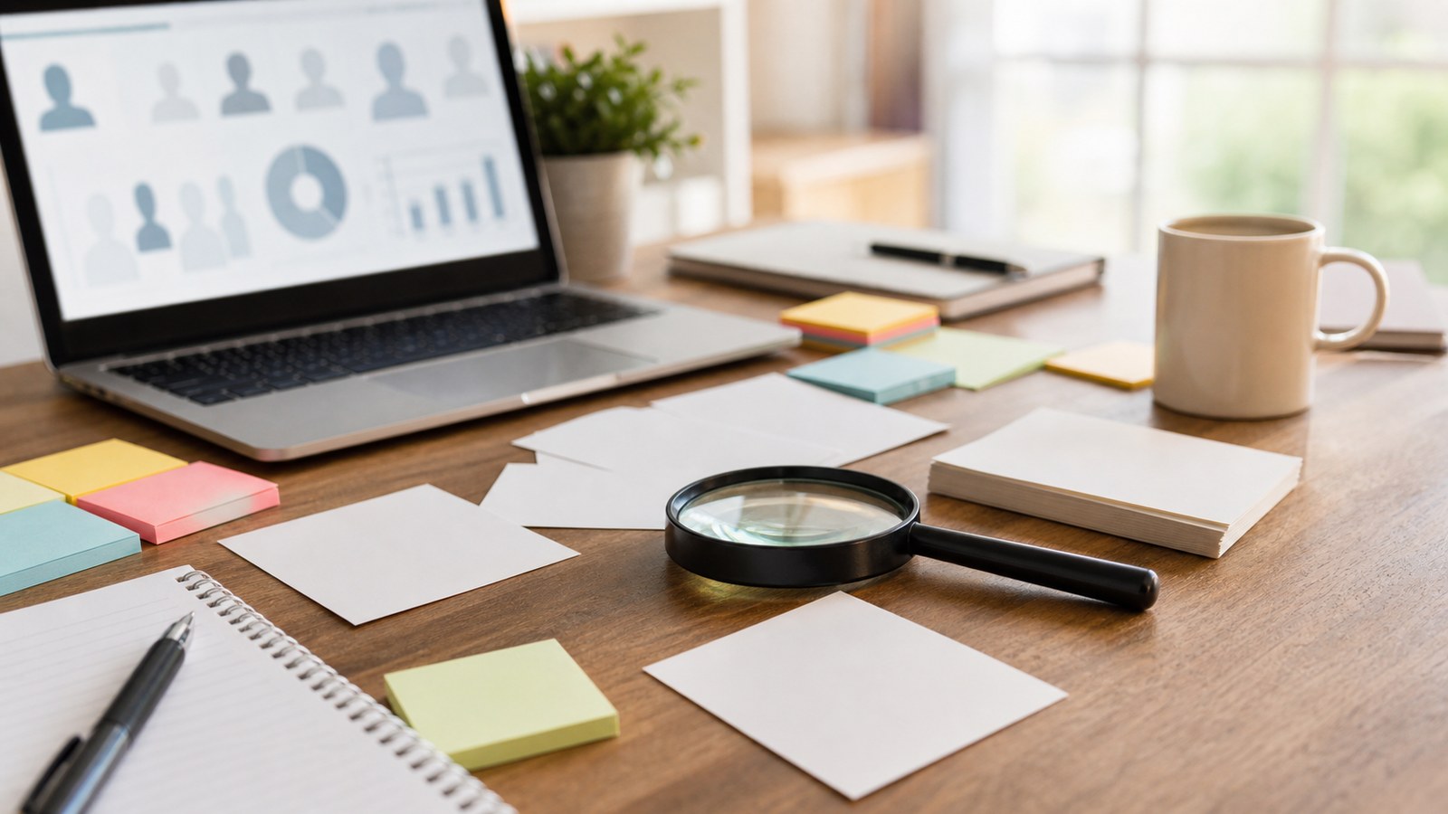 Professional WordPress publishing workspace representing A Practical Guide to audience research for WordPress Beginners